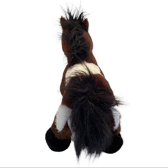 Ganz Webkinz Brown & White Pinto 8" Plush Stuffed Animal Toy Only No Code HM147 - Picture 5 of 12